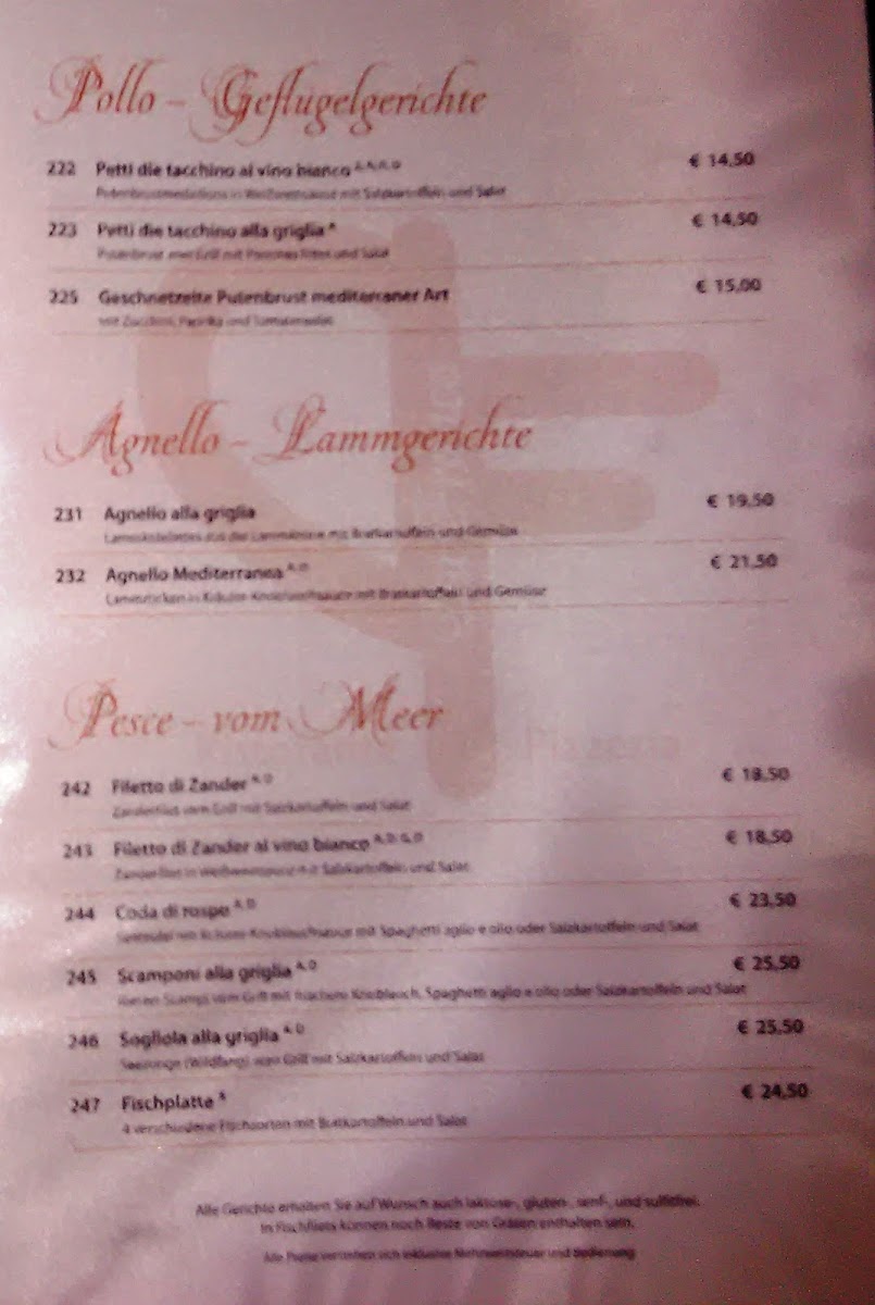 Menu Ristorante Pizzeria Da Franco-10
