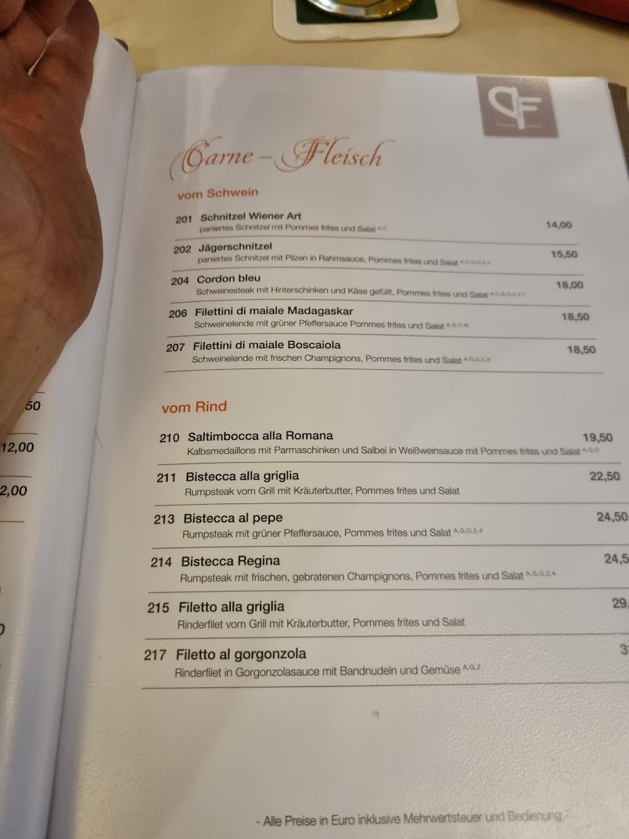 Menu Ristorante Pizzeria Da Franco-2